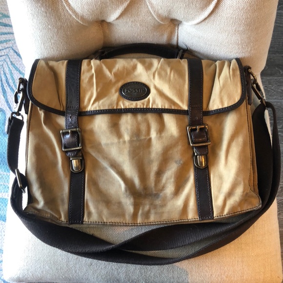 fossil mens work bags
